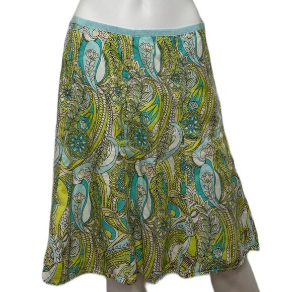 Gap Y2k Bright Paisley Skirt - Picture 2 of 8